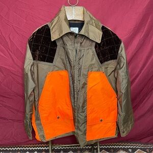 Vintage Southside Upland Hunting Jacket Field Coat with Game Pack USA Made Large